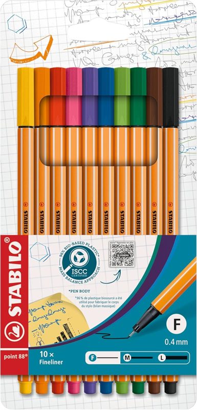 STABILO point 88, 10-pack