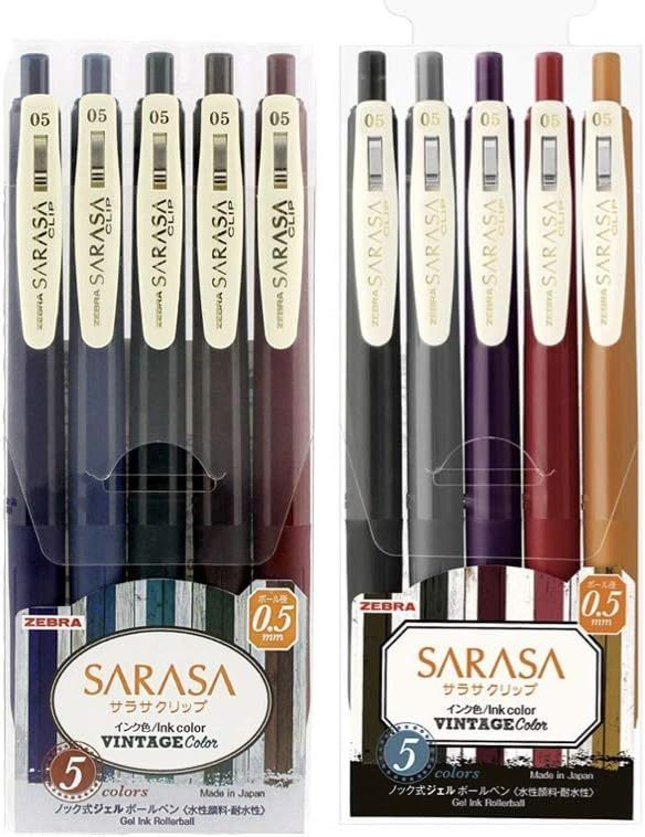 Zebra Sarasa Clip set