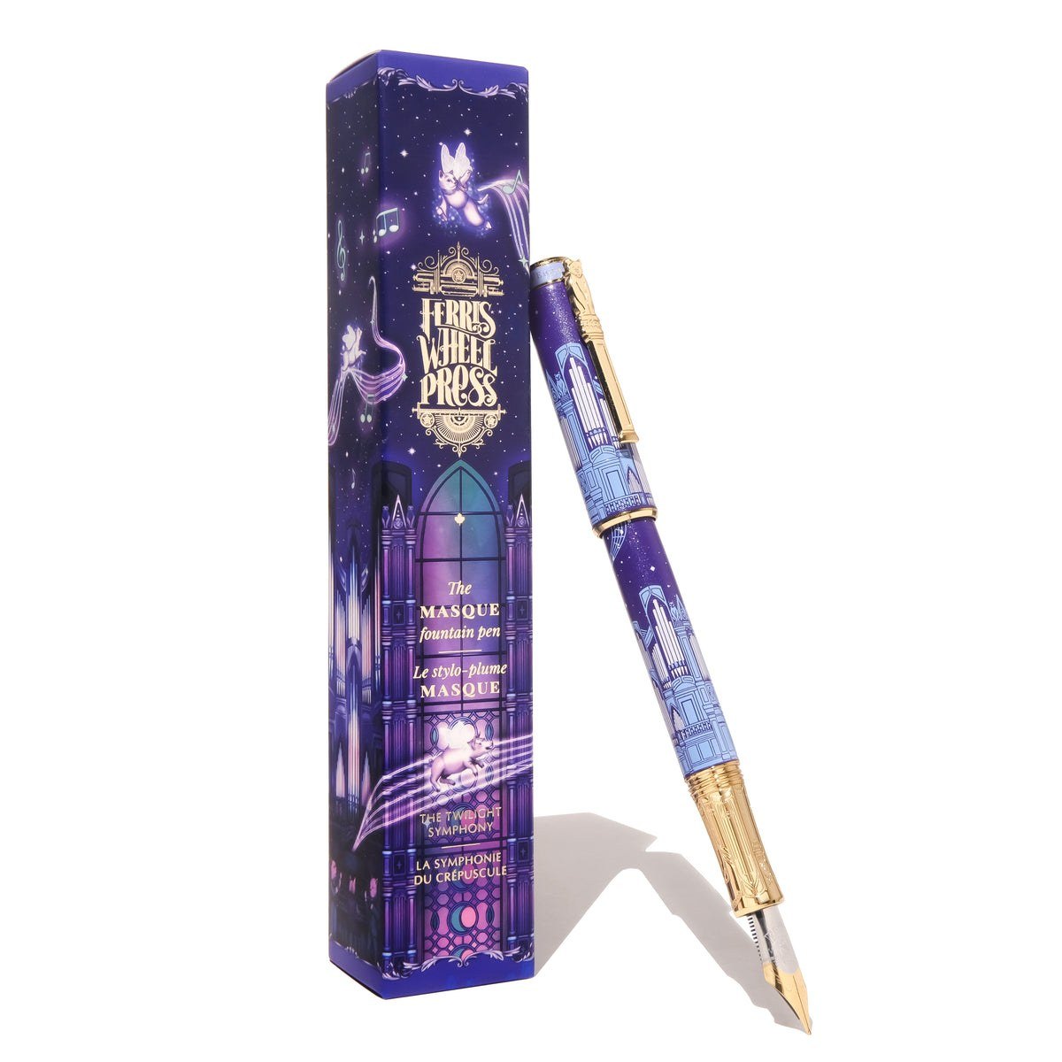 Ferris Wheel Press Limited Edition Masque Fountain Pen, The Twilight Symphony