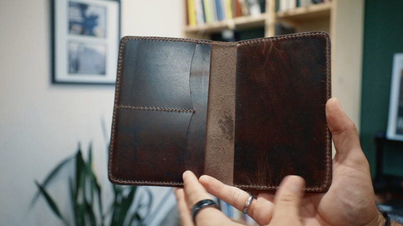 MILITARIA STUFFS Handmade Vintage Leather Journal Cover with Notebook (Brown), 3.5x5.5