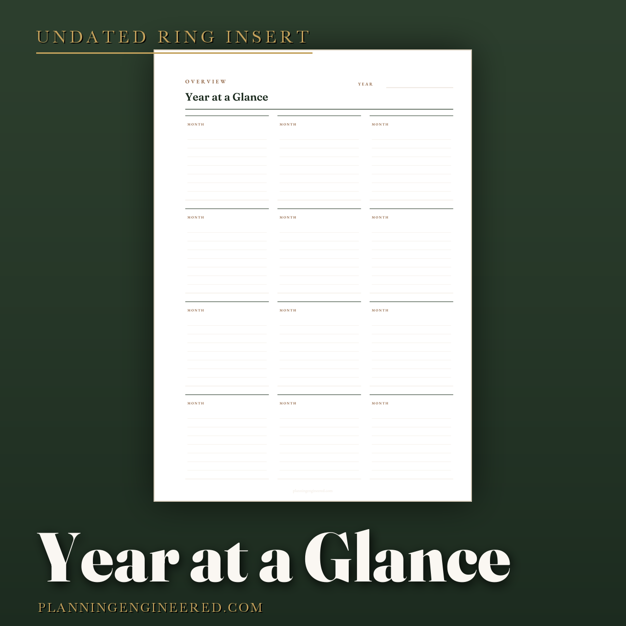 Year at a Glance